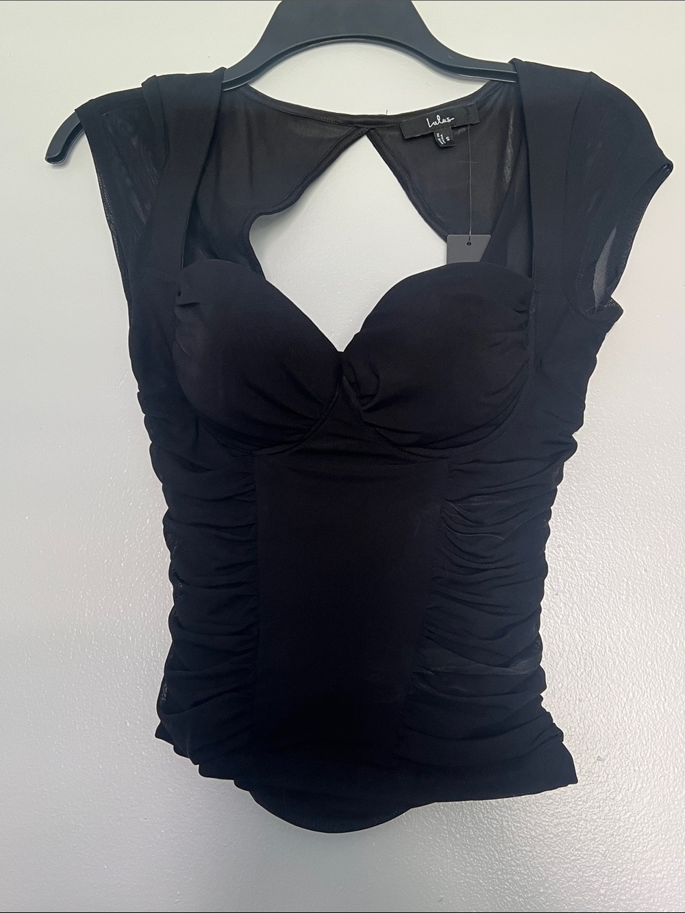 NWT Short sleeve mesh top
